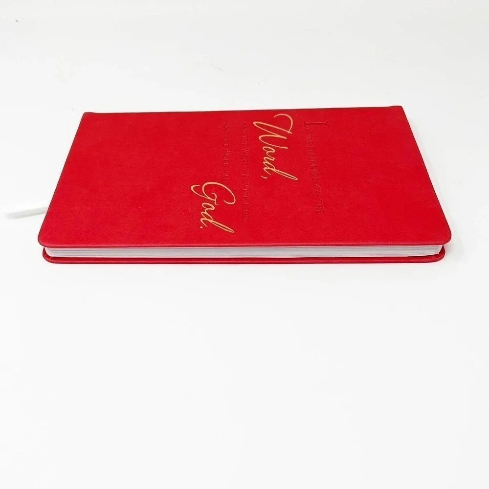 Eccolo Red Christian Writing Journal 5 1/2